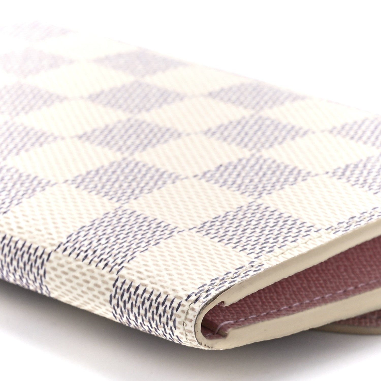 Louis Vuitton Damier Azur Emilie Wallet Rose Ballerine 11 of 11