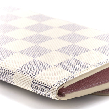 Louis Vuitton Damier Azur Emilie Wallet Rose Ballerine 11 of 11