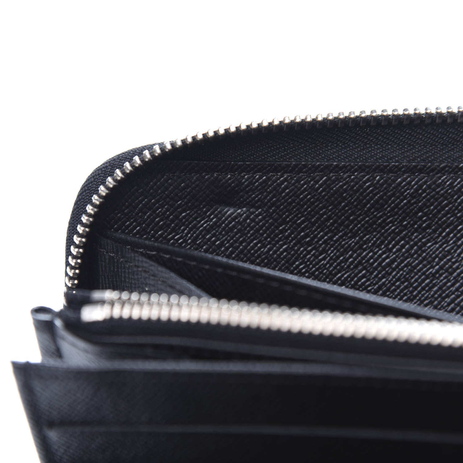 Louis Vuitton Epi Zippy Organizer Wallet Black 9 of 11