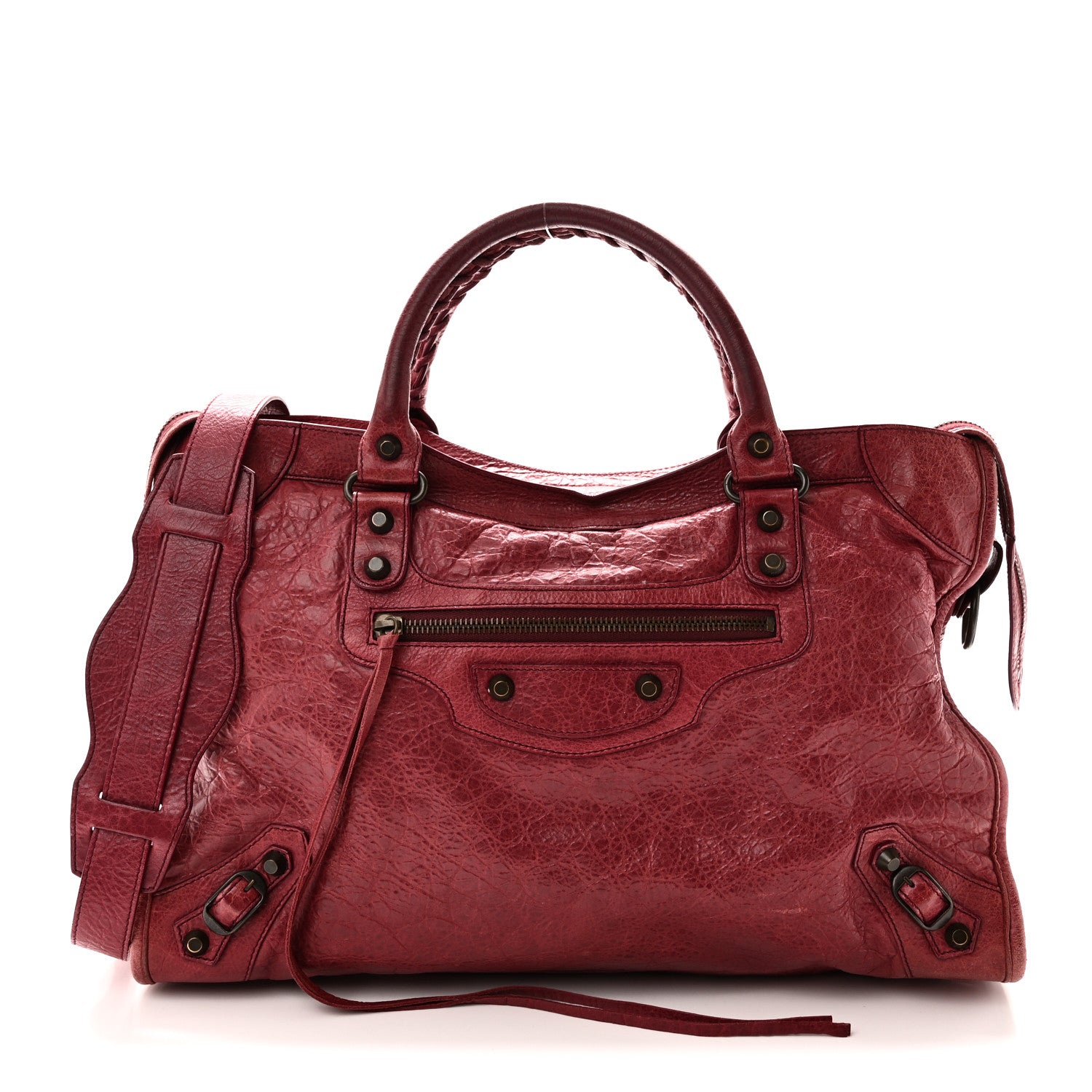 Balenciaga Agneau Classic Hardware City Cassis 1 of 11
