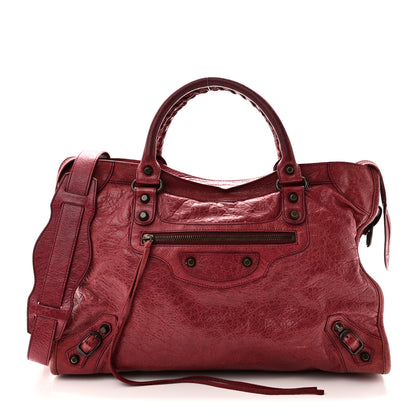 Balenciaga Agneau Classic Hardware City Cassis 1 of 11