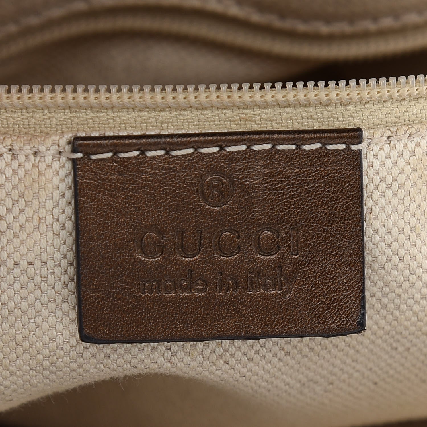 Gucci Metallic Guccissima Medium Sukey Tote Bronze 6 of 11