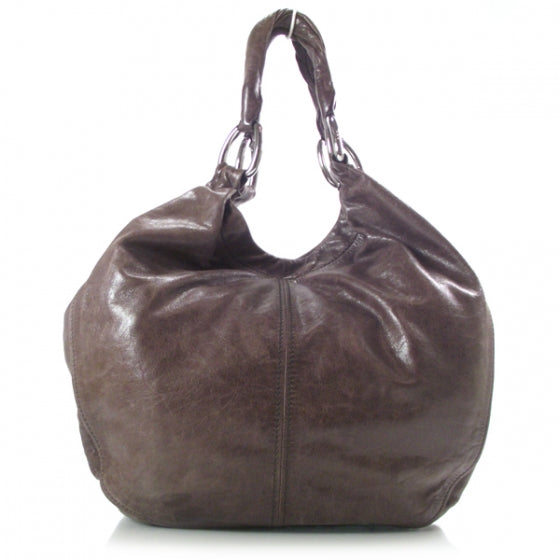 Vitello Leather Vintage Hobo