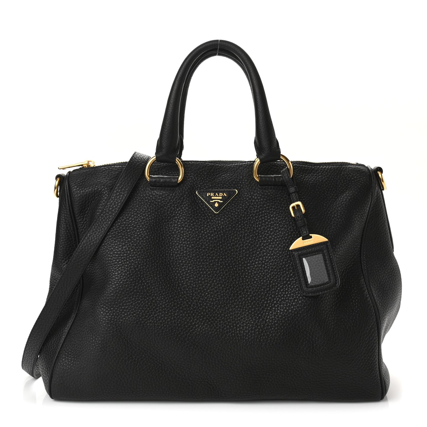 Vitello Daino Tote Black