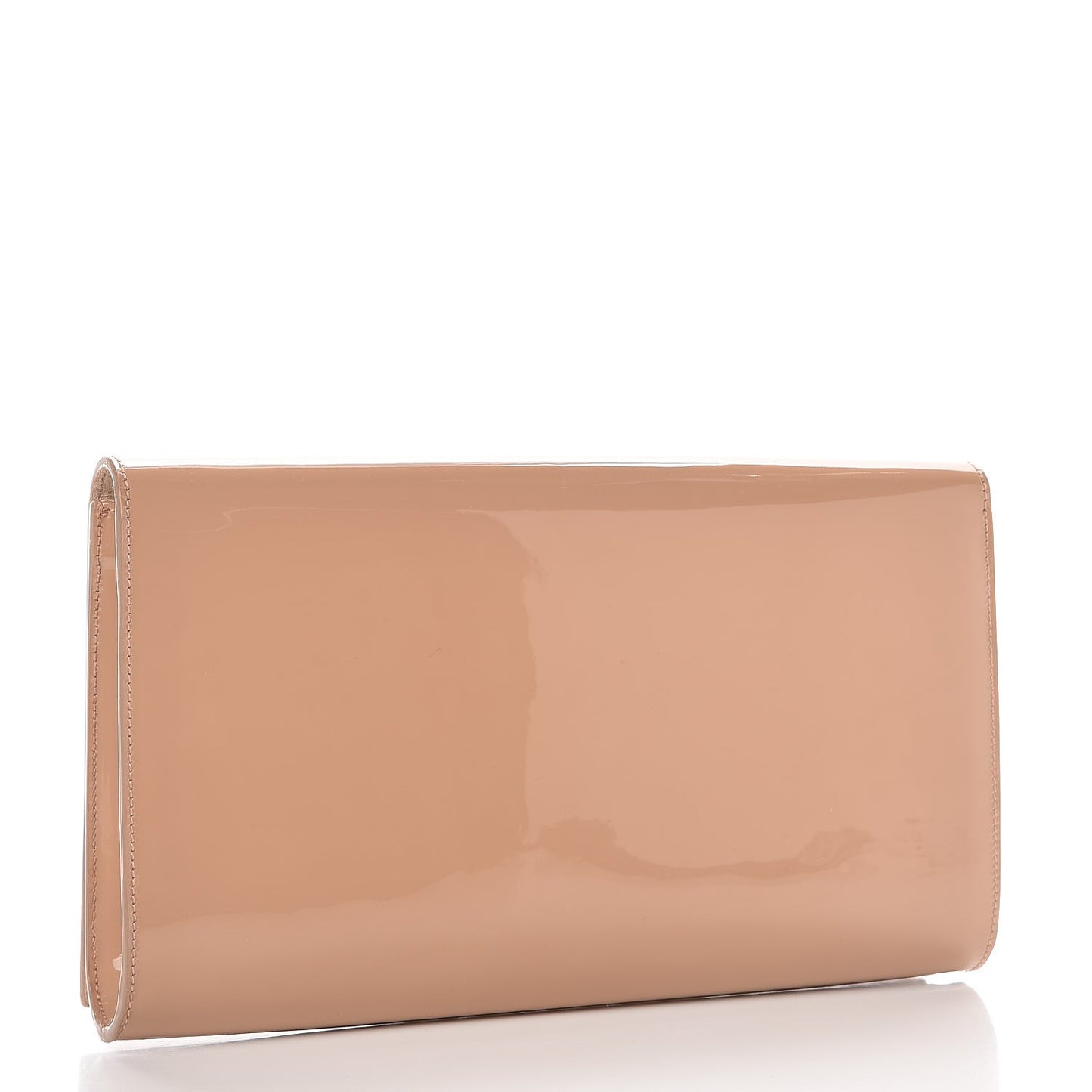 Patent Calfskin Monogram Large Belle De Jour Clutch Chair