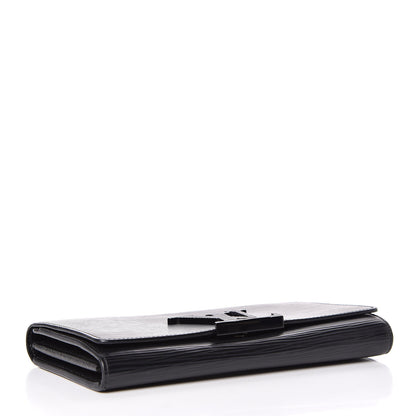 Louis Vuitton Epi Louise Wallet Black 4 of 9