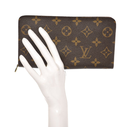 Louis Vuitton Monogram Porte-Monnaie Zippy Wallet 2 of 8