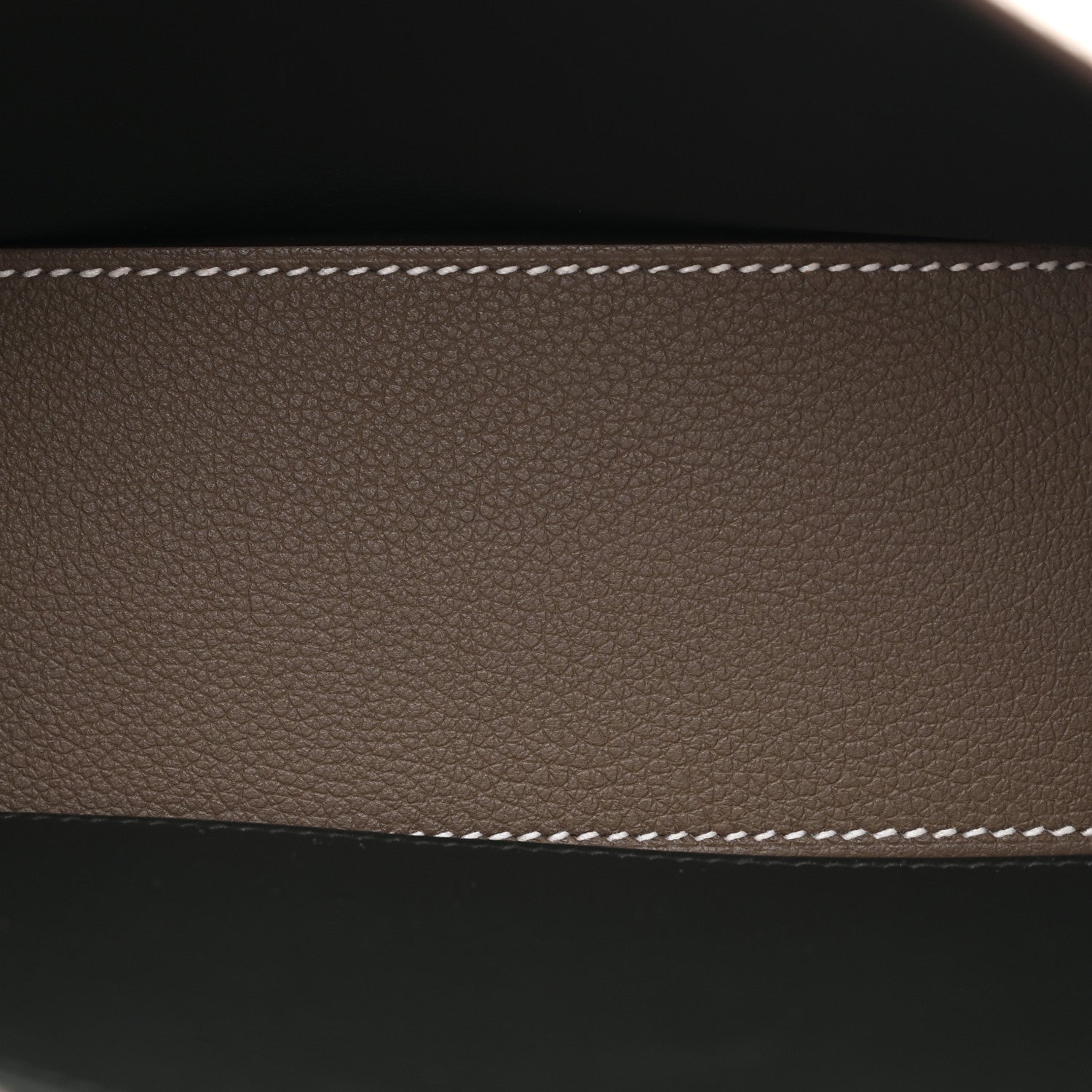 Hermes Evercolor Verso Kelly Danse II Belt Bag Etoupe Vert Fonce 5 of 11