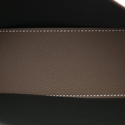 Hermes Evercolor Verso Kelly Danse II Belt Bag Etoupe Vert Fonce 5 of 11