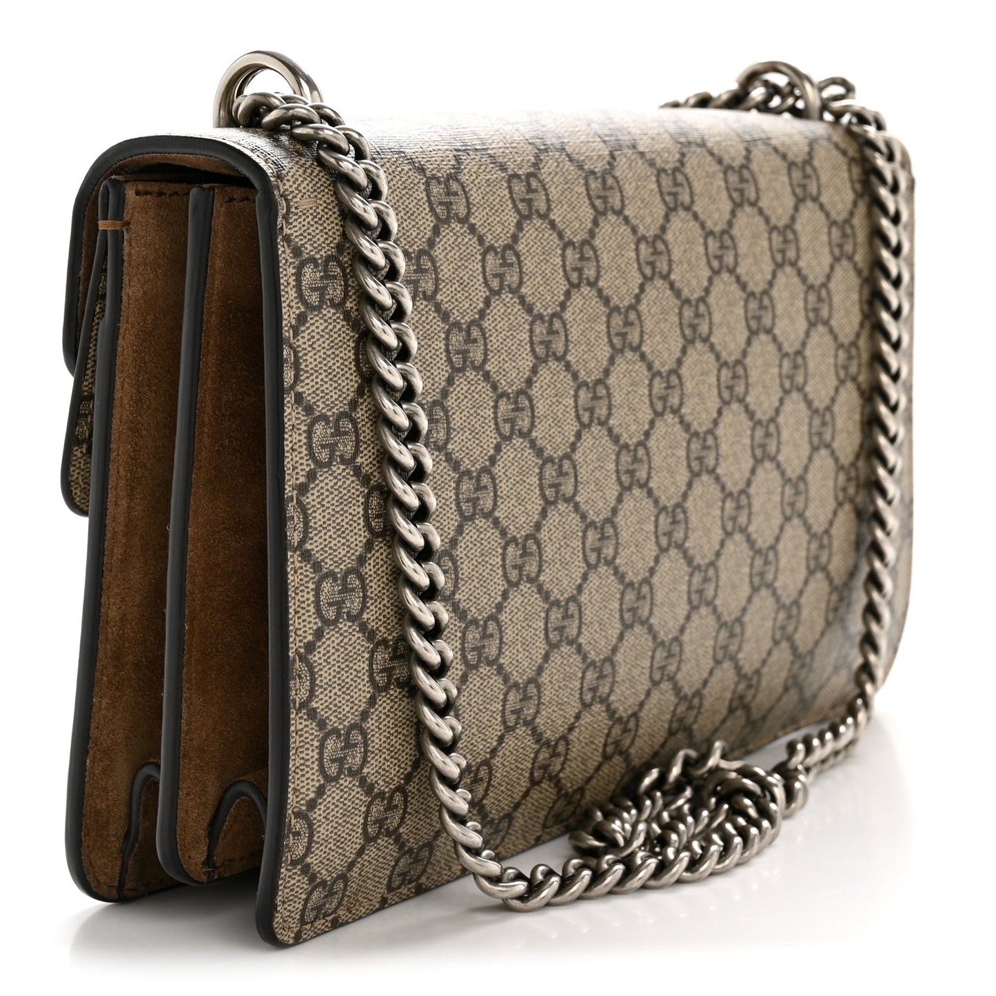 GG Supreme Monogram Small Dionysus Shoulder Bag Taupe