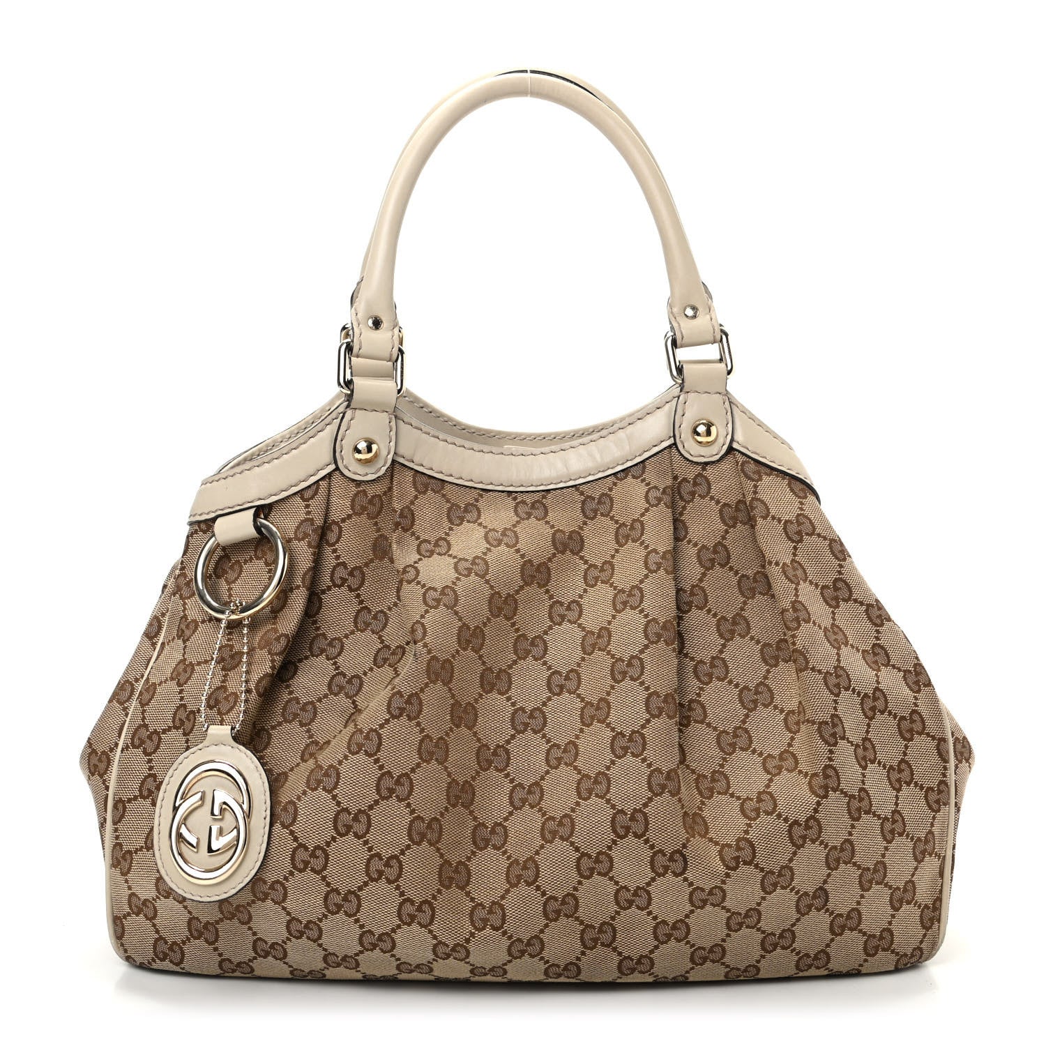 Gucci Monogram Medium Sukey Tote Off White 1 of 10