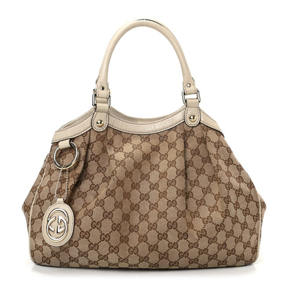 Gucci Monogram Medium Sukey Tote Off White 1 of 10
