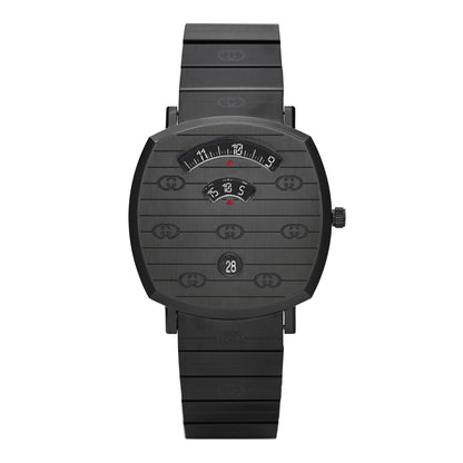 Gucci PVD Stainless Steel 38mm Grip Quartz Watch Black 1 of 5