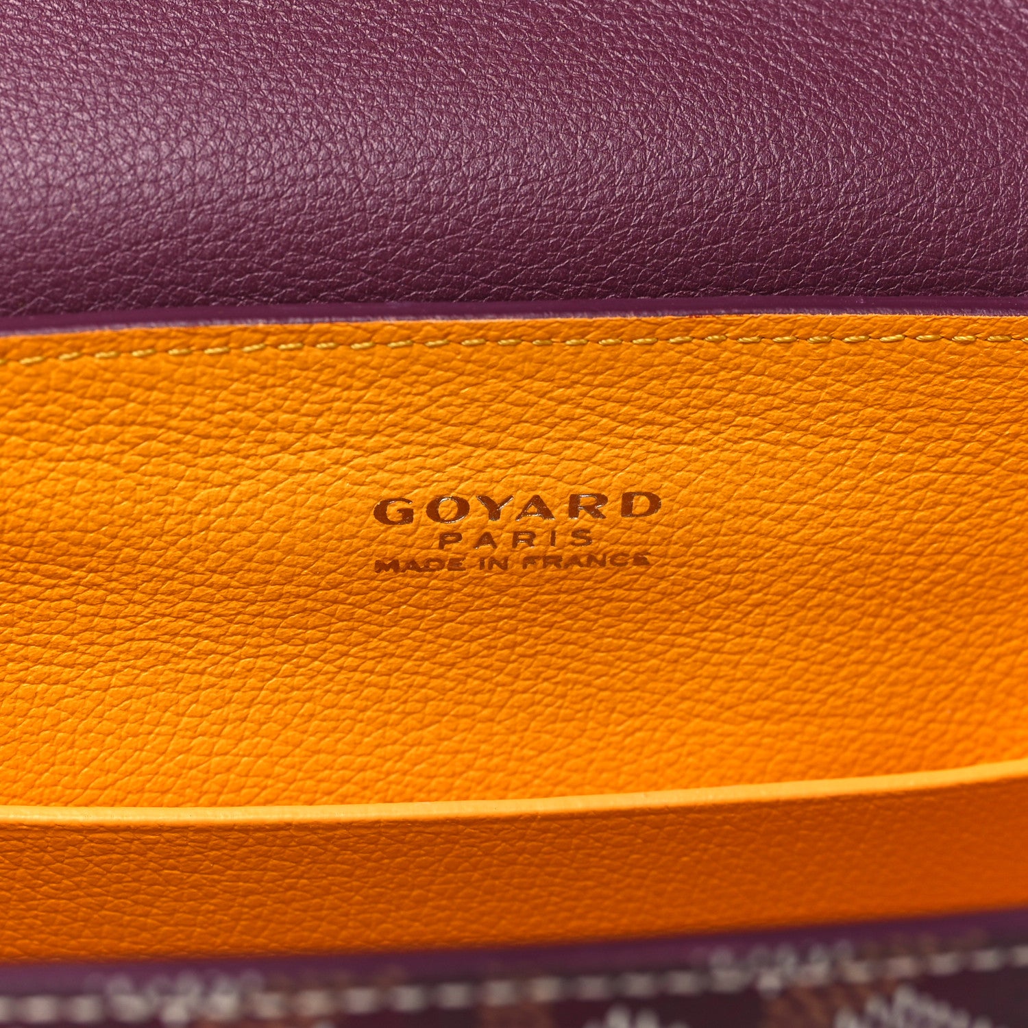 Goyard Goyardine Mini Saigon Burgundy 6 of 10