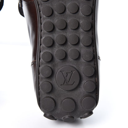 Louis Vuitton Calfskin Hockenheim Loafers 7.5 Brown 9 of 10