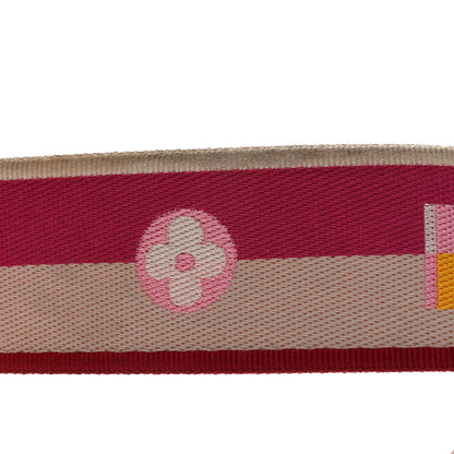 Louis Vuitton Jacquard Speedy Bandouliere 20 Shoulder Strap Fuchsia 7 of 8