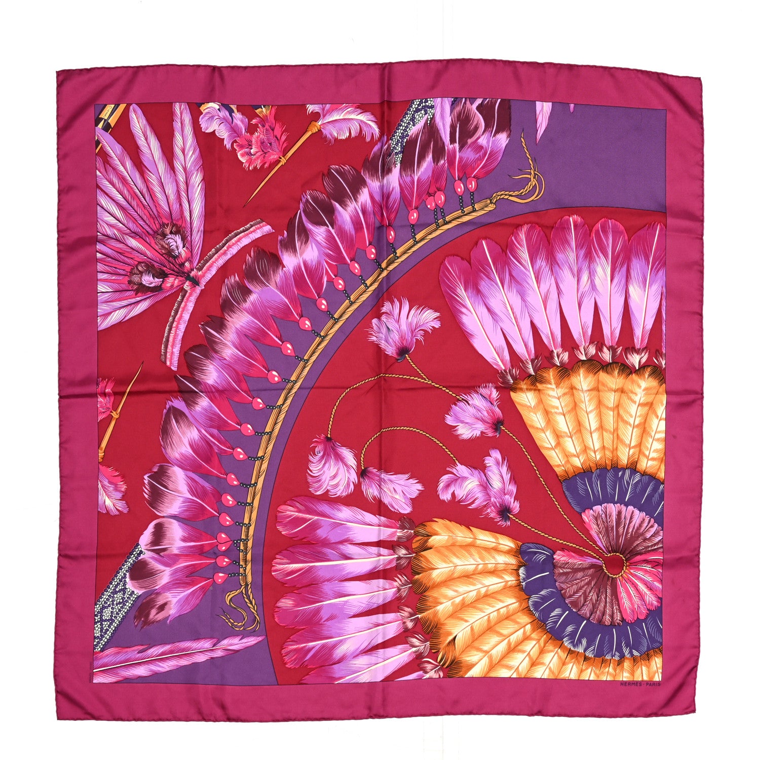 Hermes Silk Brazil Scarf 90 1 of 9