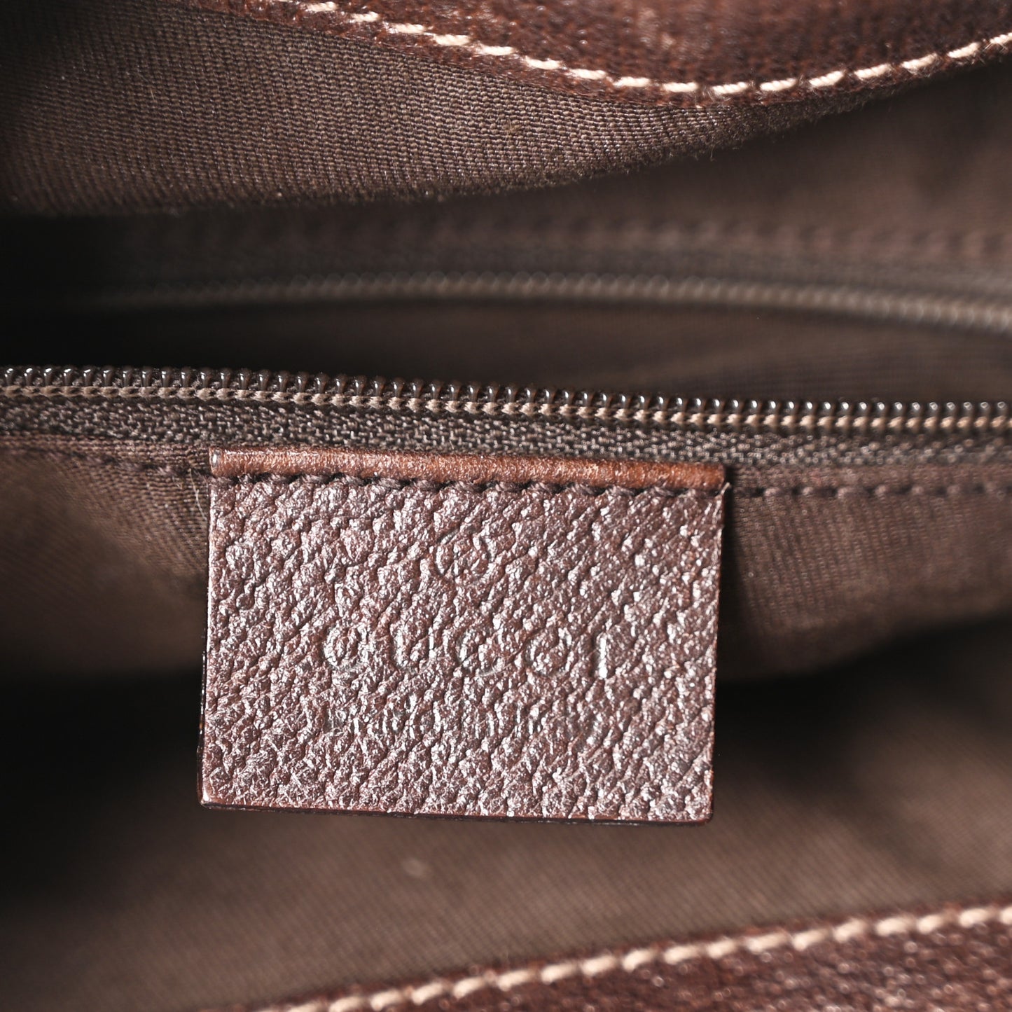 GG Monogram Flap Backpack Brown