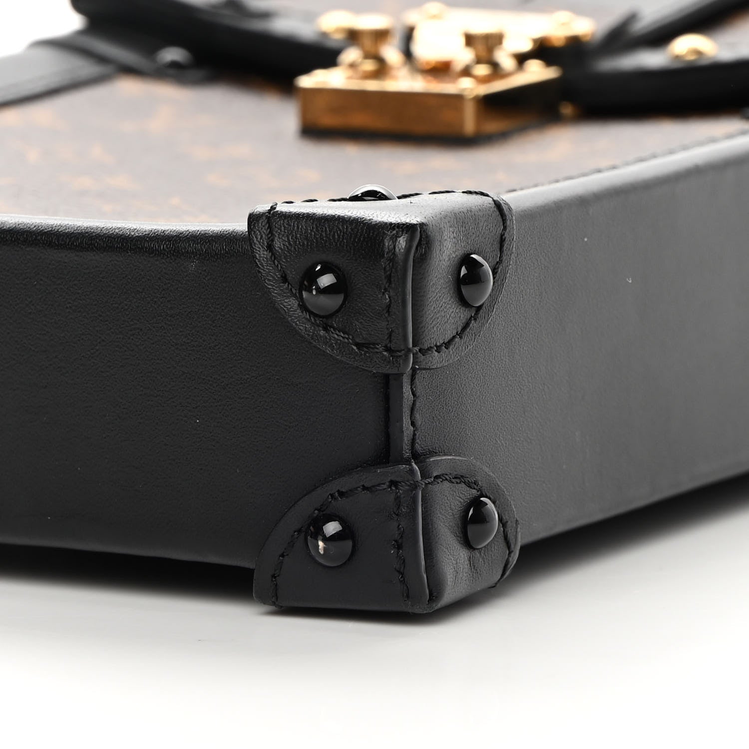 Louis Vuitton Monogram Pochette Trunk Verticale Black 9 of 13
