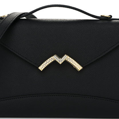 Moynat Carat Calfskin Gabrielle Clutch Black 7 of 10