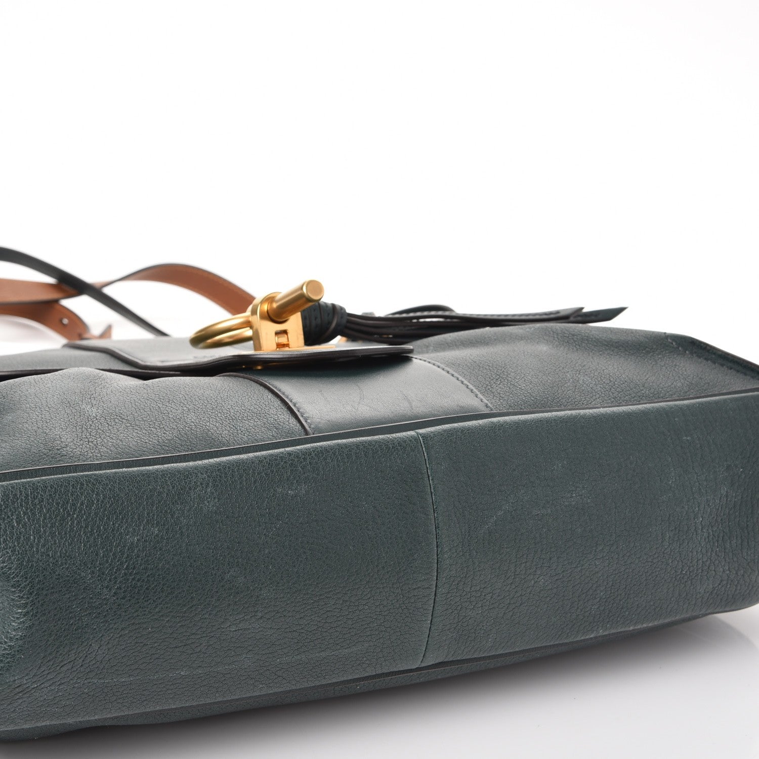 Chloe Lambskin Medium Lexa Shoulder Bag Intense Green 9 of 10