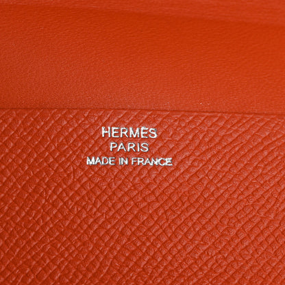 Hermes Epsom Guernesey Card Case Orange 6 of 17