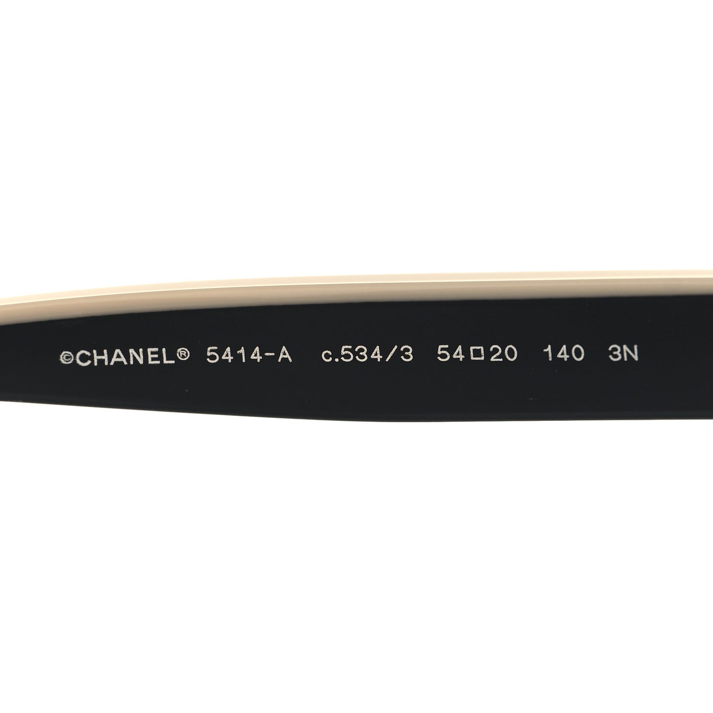 Acetate CC Butterfly Sunglasses 5414-A Black Beige