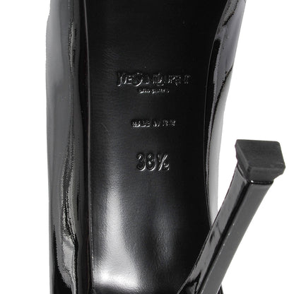 Saint Laurent Patent Vernice Tribtoo 80 Pumps 38.5 Black 6 of 7