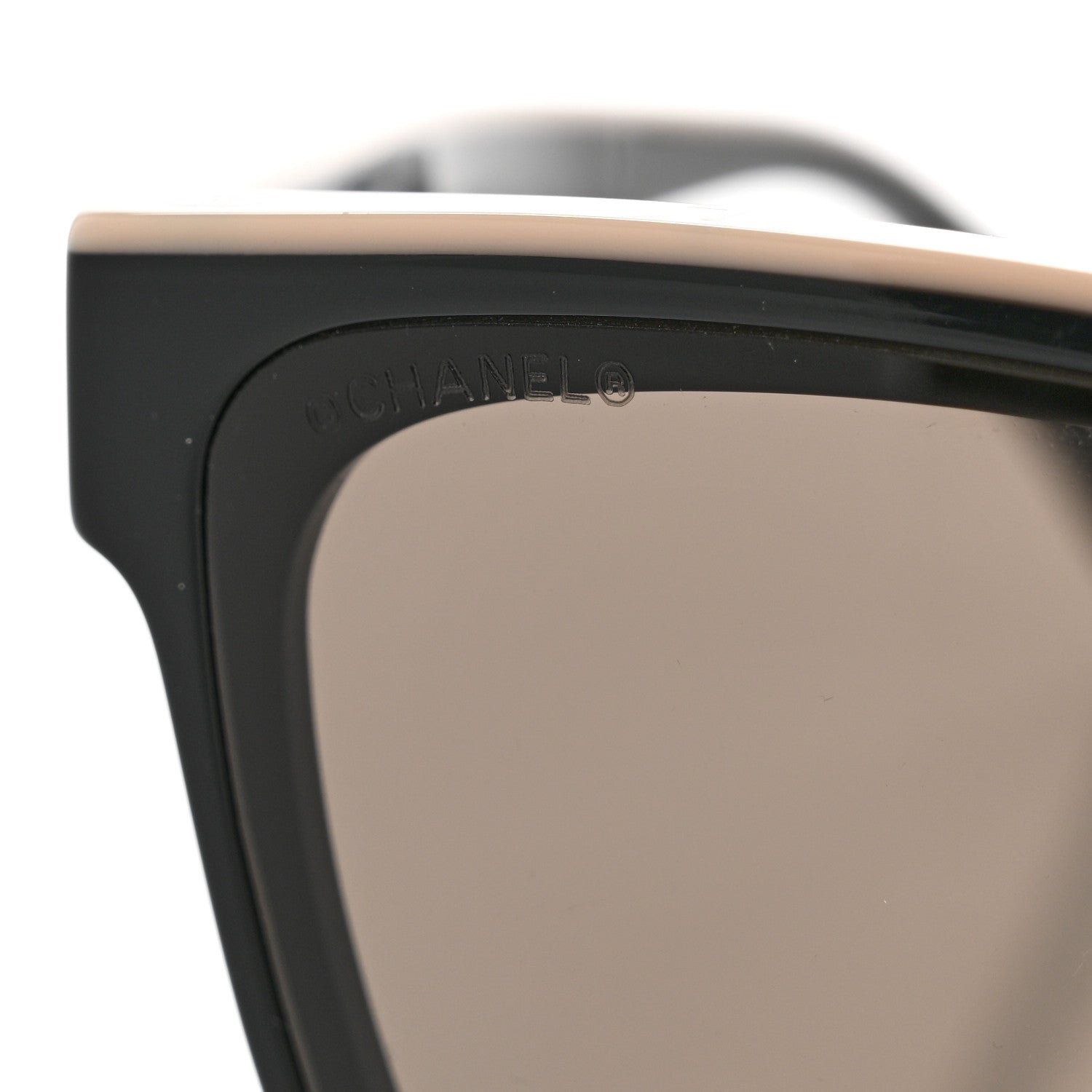 Chanel Acetate Logo Shield Sunglasses 5418 Black 7 of 8