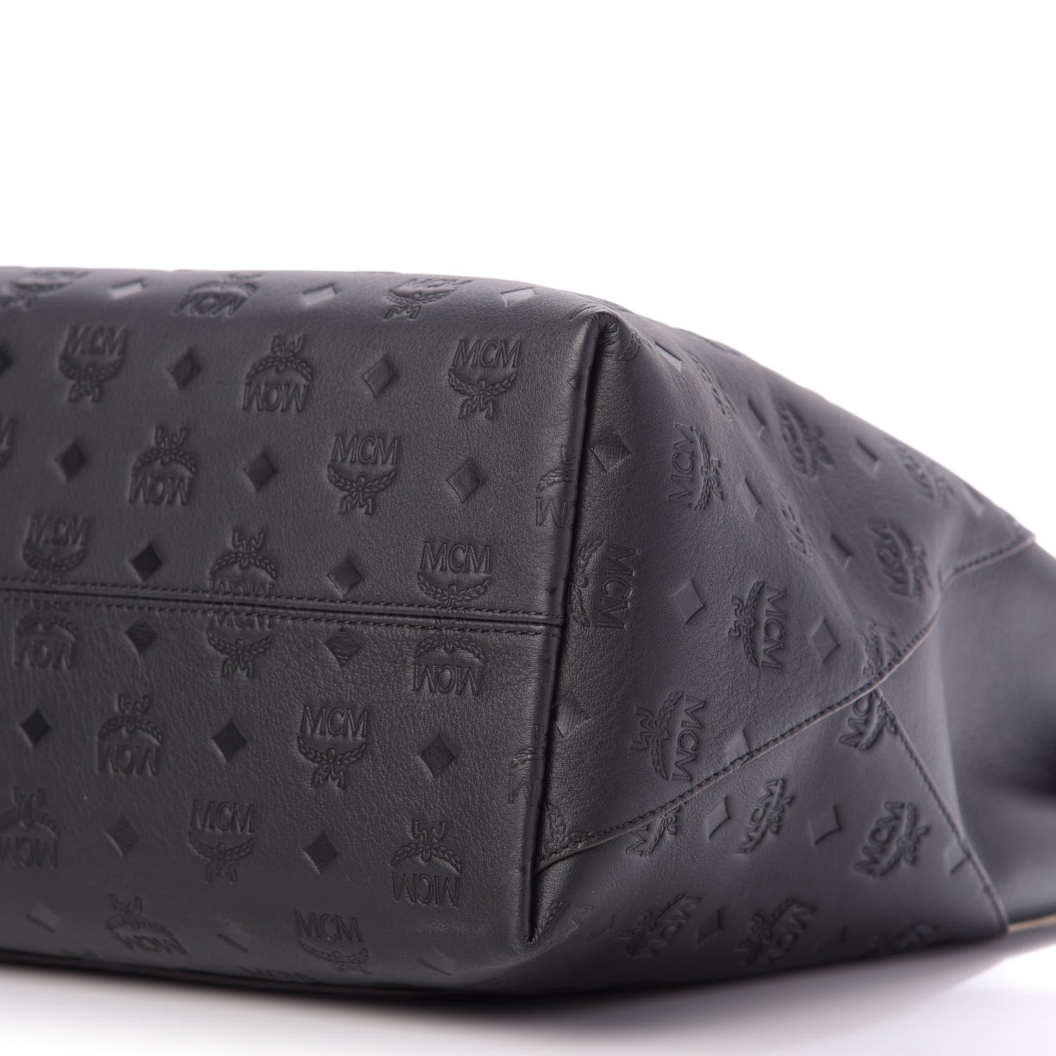 MCM Calfskin Ottomar Large Klara Hobo Black 8 of 10