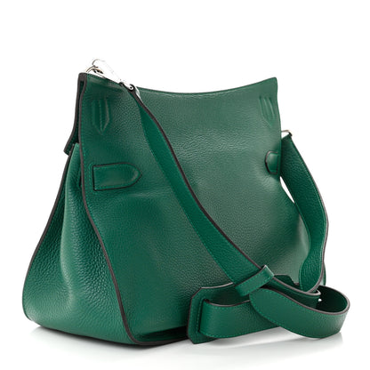 Hermes Taurillon Clemence Jypsiere 34 Malachite 3 of 14
