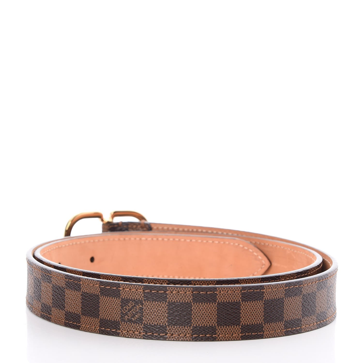 Louis Vuitton Damier Ebene Mini 25mm Belt 85 34 3 of 8