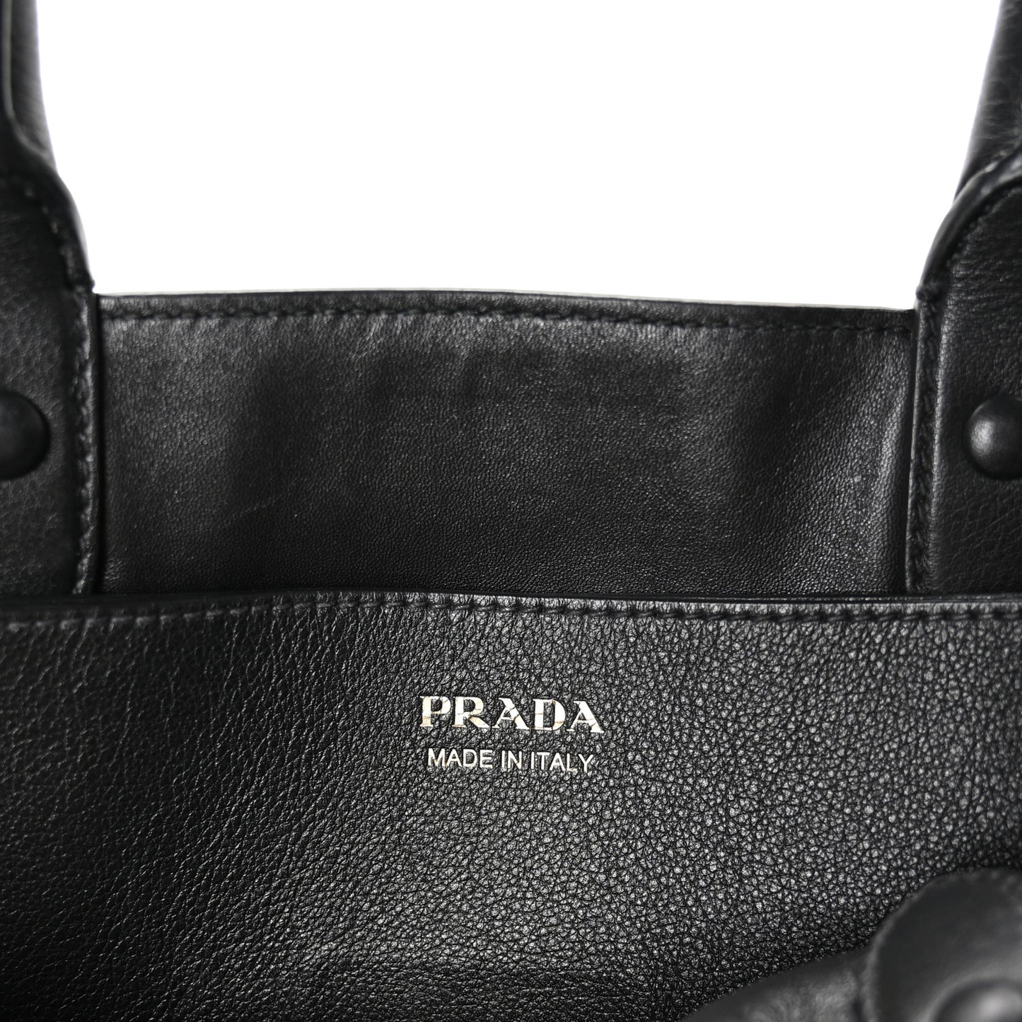 Soft Grain Calfskin Large Buckle Bag With Belt Black