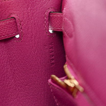 Hermes Epsom Kelly Sellier 25 Rose Pourpre 7 of 11