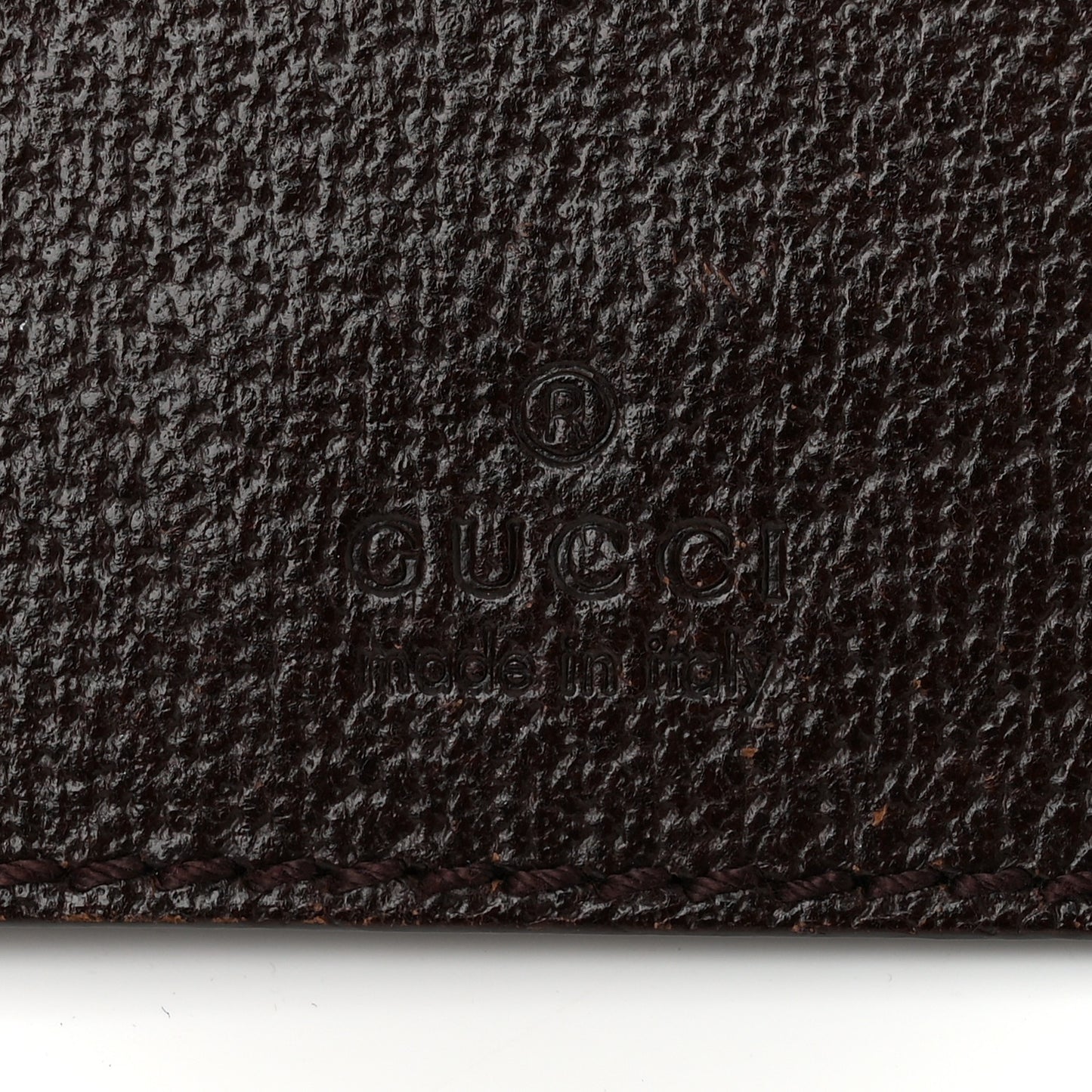 Monogram Web Belt Bag Dark Brown