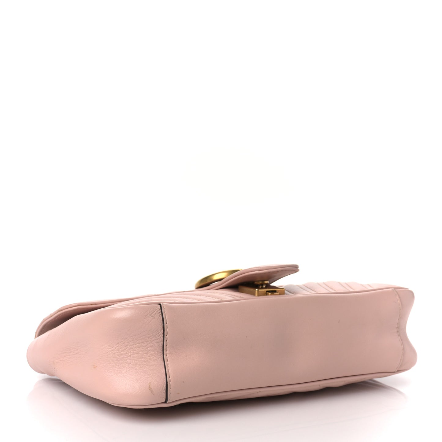 Calfskin Matelasse Small GG Marmont Shoulder Bag Perfect Pink