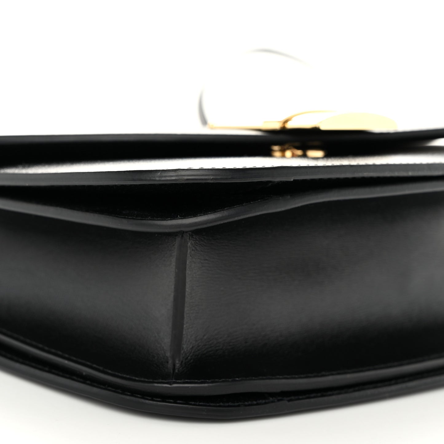 Dappled Calfskin XS Fiamma Crossbody Bag Black