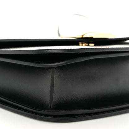 Salvatore Ferragamo Dappled Calfskin XS Fiamma Crossbody Bag Black 8 of 10