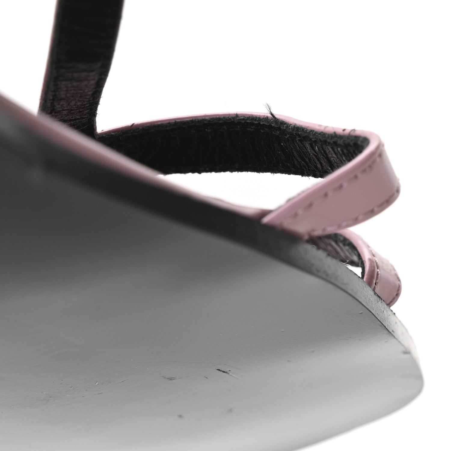 Gucci Calfskin Horsebit Divine Slingback Sandals 36 Pink 8 of 9