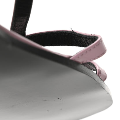 Gucci Calfskin Horsebit Divine Slingback Sandals 36 Pink 8 of 9