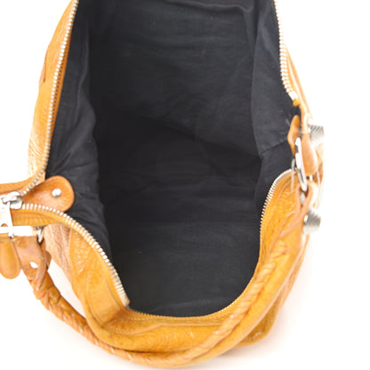 Balenciaga Agneau Giant 12 Silver Hardware Day Hobo Moutarde 4 of 18