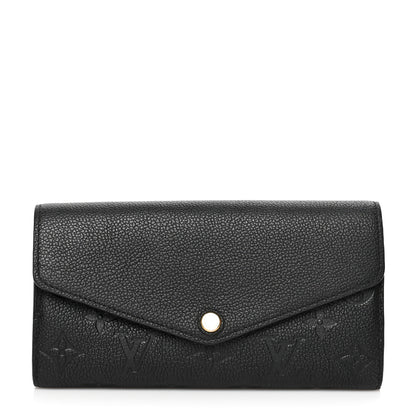 Louis Vuitton Empreinte Sarah Wallet NM Black 1 of 7