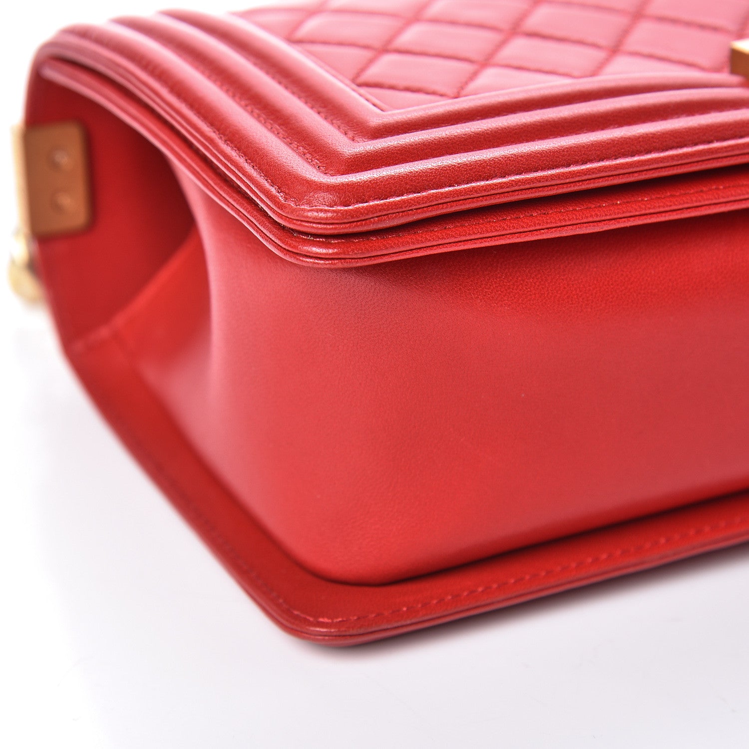 Chanel Lambskin Quilted Medium Boy Flap Red 5 of 10