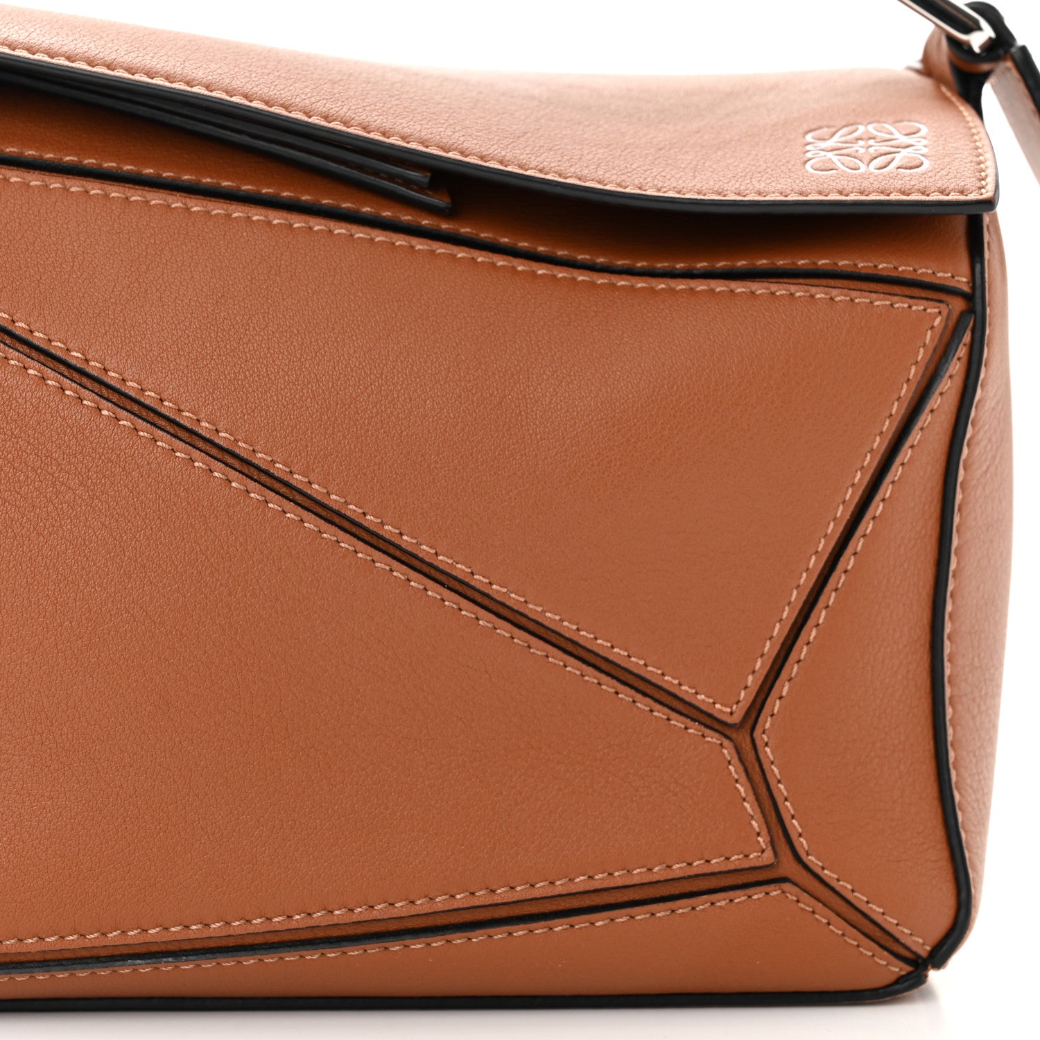 Loewe Calfskin Small Puzzle Bag Tan 7 of 11