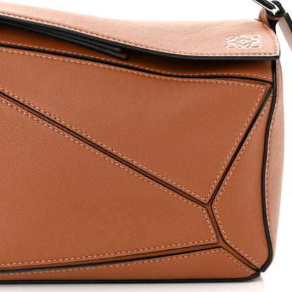 Loewe Calfskin Small Puzzle Bag Tan 7 of 11