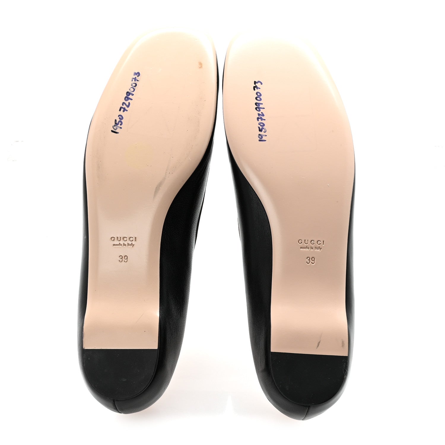 Gucci Malaga Kid Snake Ballet Flats 39 Black Hibiscus Red 11 of 18