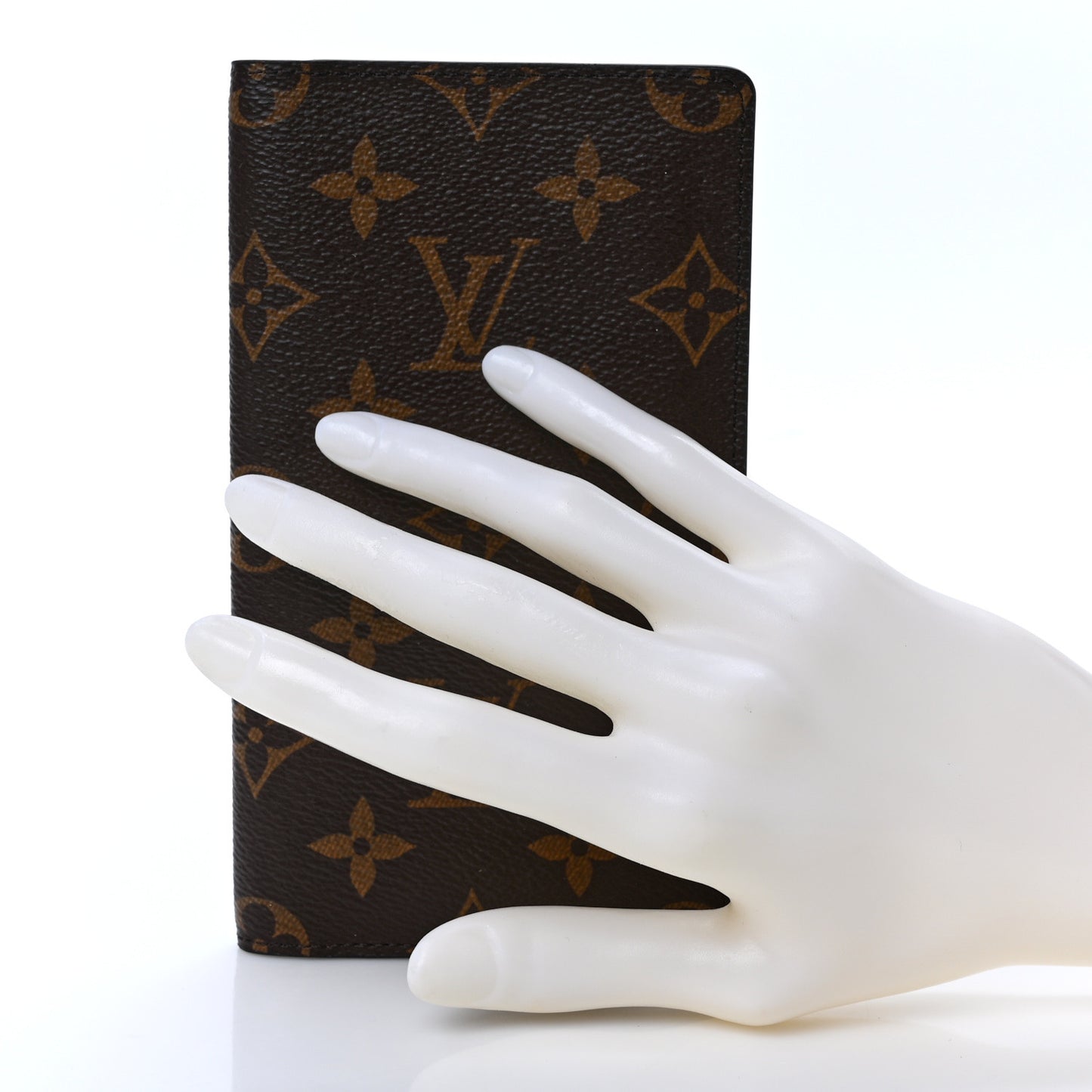Monogram Checkbook Holder Case Wallet