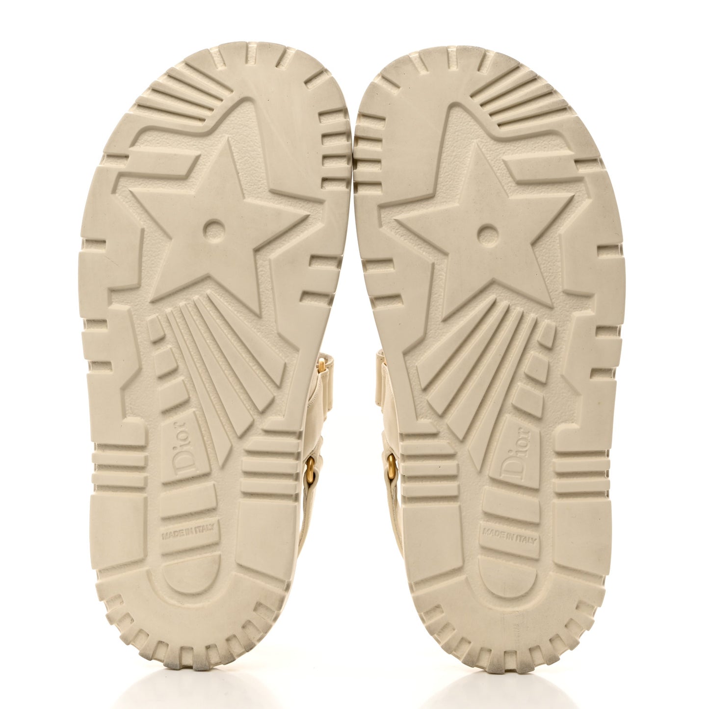 Lambskin Dioract 10mm Sandals 38 Off White