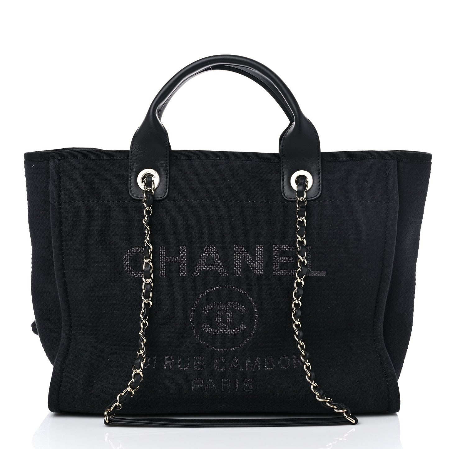 Mixed Fibers Small Deauville Tote Black