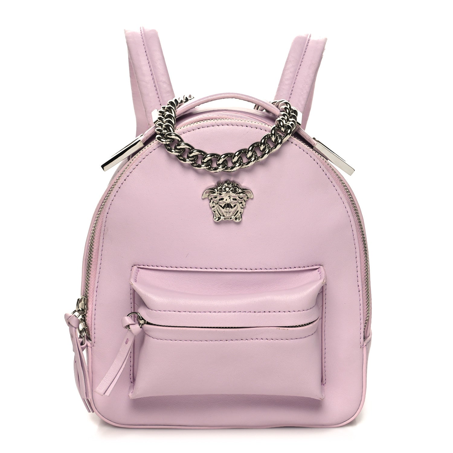 Versace Calfskin Palazzo Medusa Backpack Light Pink 1 of 11